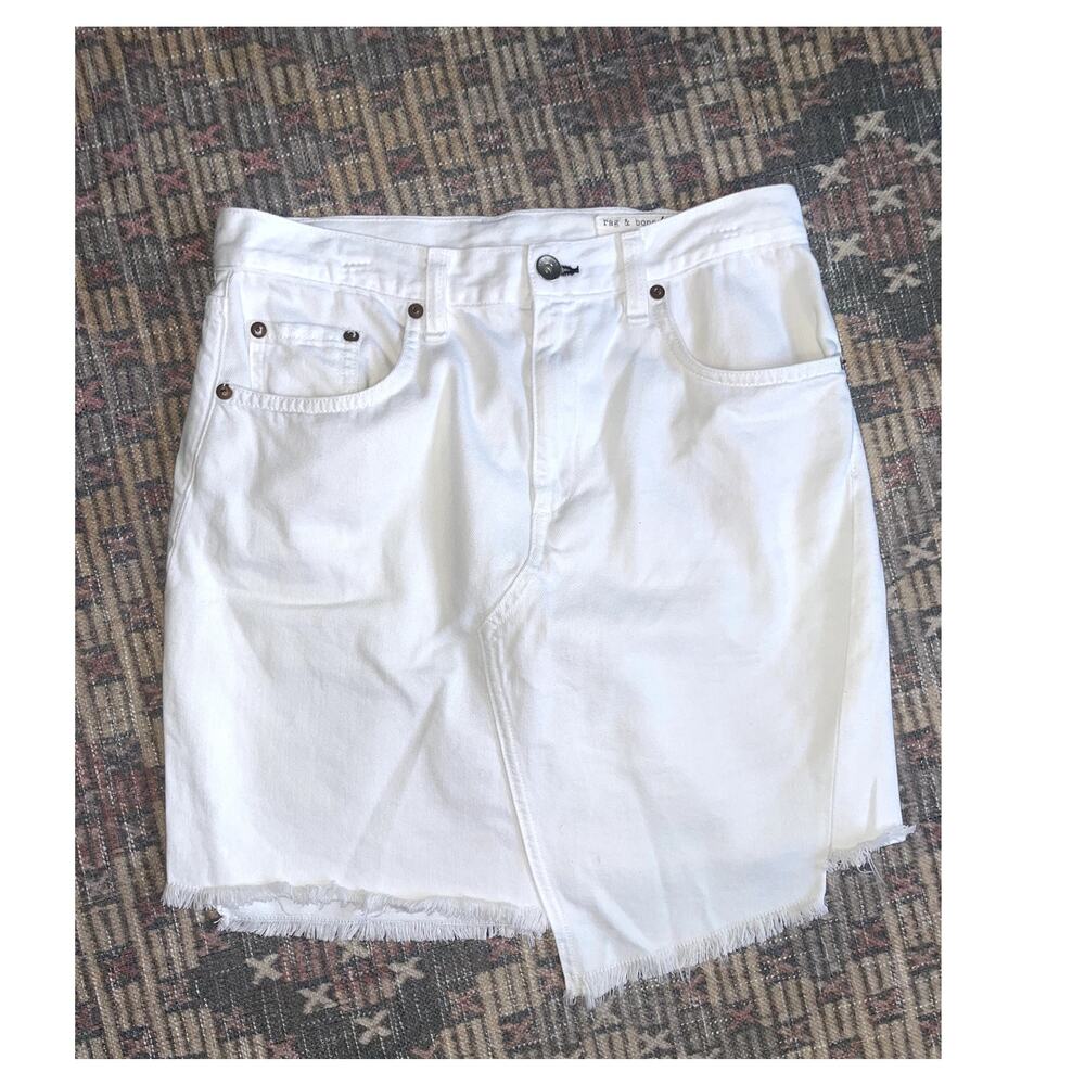 Rag & Bone White Jean Skirt Size 27